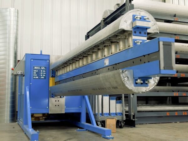 ism machinery oval max ii oval duct stretching machine