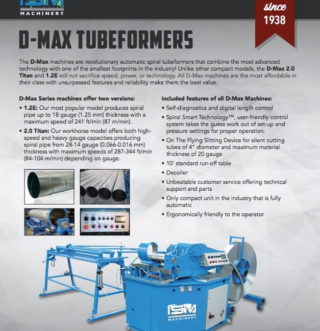 Brochure: Lockformer D-Max Tubeformers