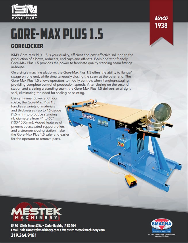 Brochure: Lockformer Gore-Max 1.5 Plus