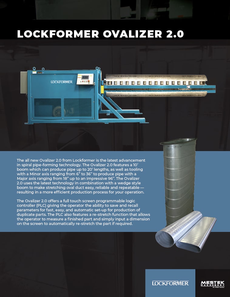 Brochure: Lockformer Ovalizer 2.0 Oval Duct Forming Machine