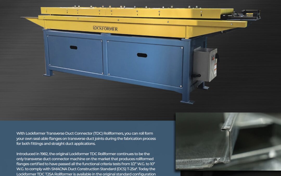 Brochure: Lockformer Transverse Duct Connected (TDC) T25a Rollformers