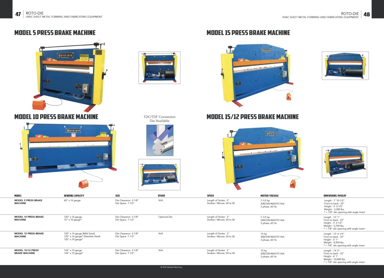 2023 Mestek Machinery HVAC Product Catalog | Mestek Machinery