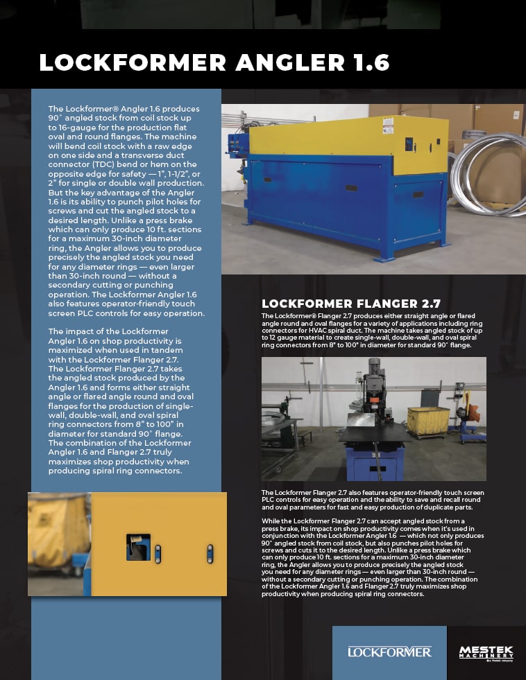Brochure: Lockformer Angler 1.6 Machine