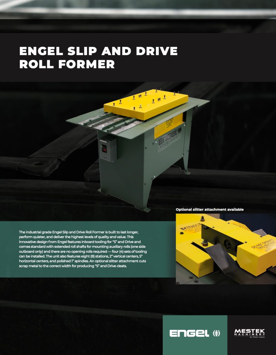Brochure: Engel Slip & Drive Roll Formers
