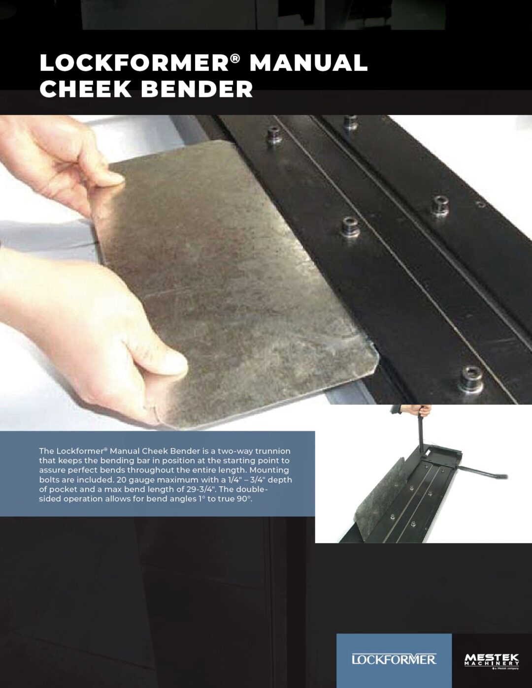Brochure: Lockformer Manual Cheek Bender