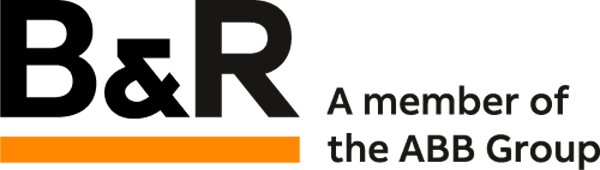 Brand header: black background with an orange wordmark and a black abstract icon on the left, low-contrast layout.