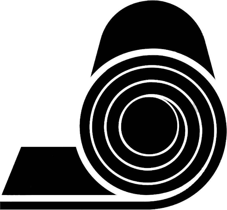 Abstract vector illustration of a large spiral with concentric rings and a curved dome shape above it, like a stylized coil or spool.