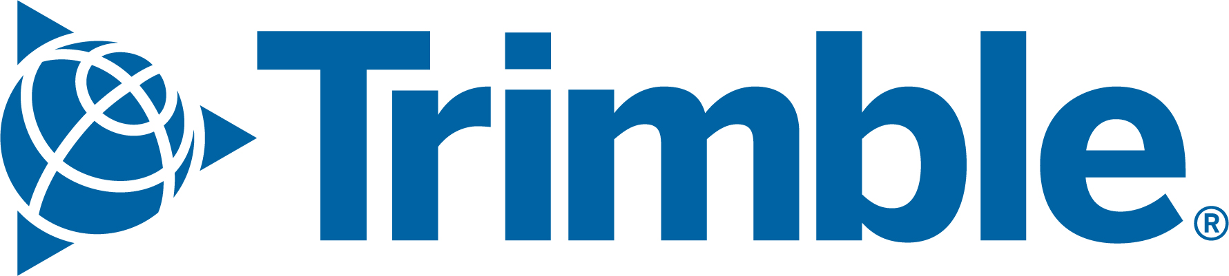 TrimbleR-Horiz-RGB-Blue | Mestek Machinery Trimble corporate logo: blue wordmark with a globe and triangles on the left.